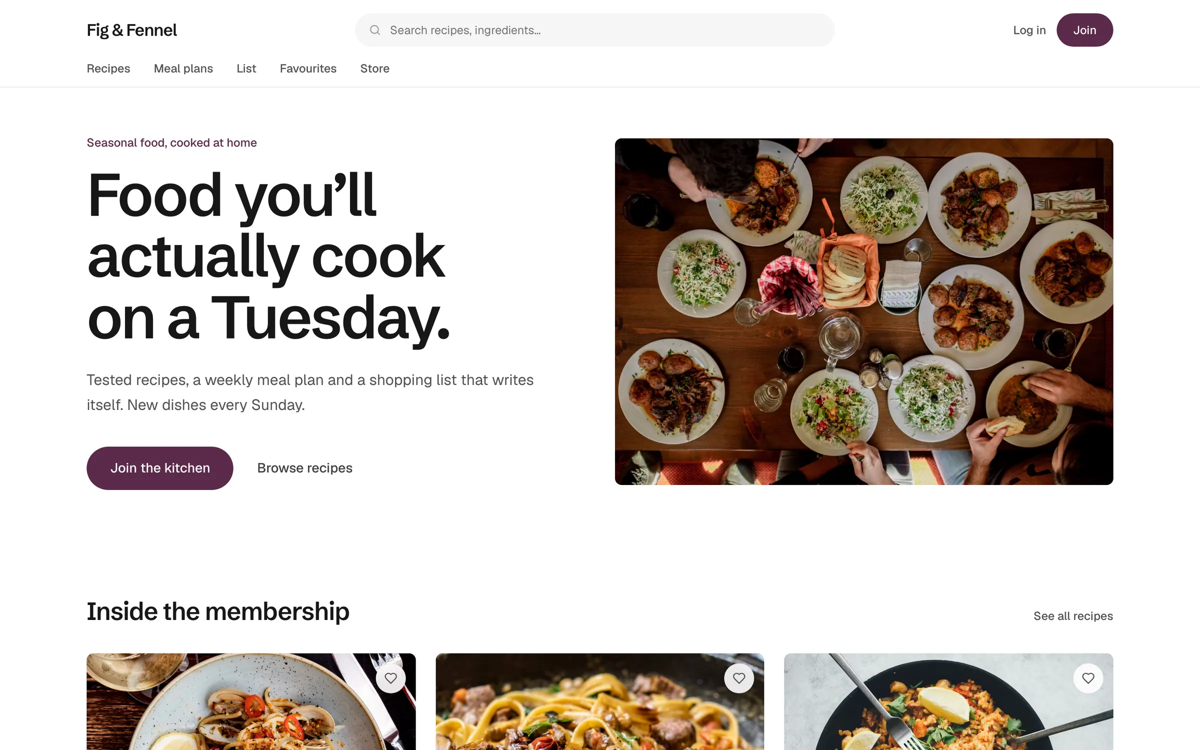 The Fig & Fennel home page